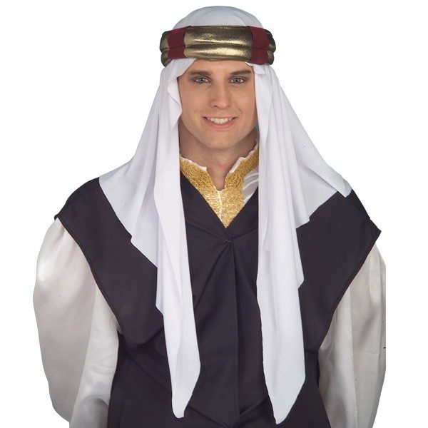 Desert Prince Arabian Headpiece Sheik Sheikh – Abracadabra Fancy Dress