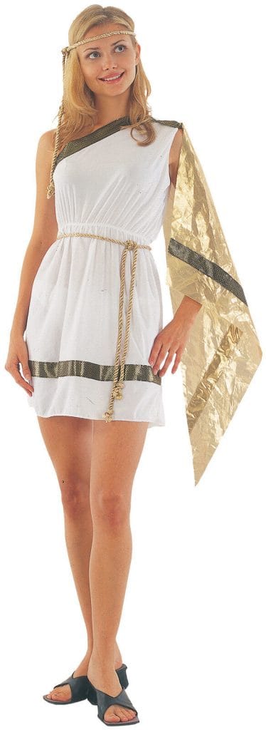 Greek / Roman Toga Woman’s Dress – Abracadabra Fancy Dress