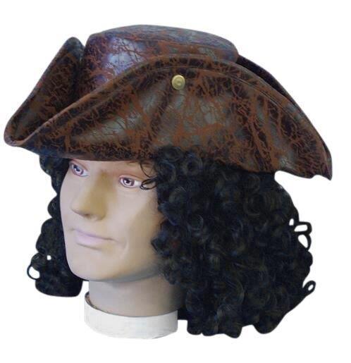 Pirate Tricorn Brown Hat - Abracadabra Fancy Dress