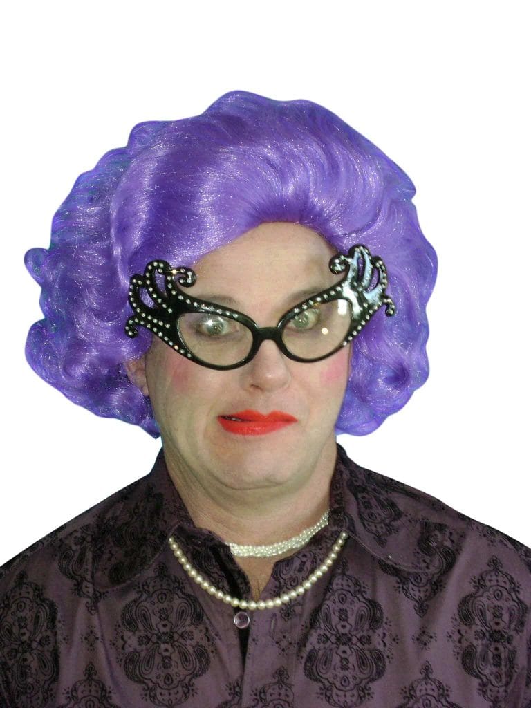 Dame Edna Deluxe Wig Abracadabra Fancy Dress 0224