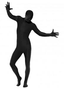 Black Second Skin Suit Costume Morph Suit – Abracadabra Fancy Dress