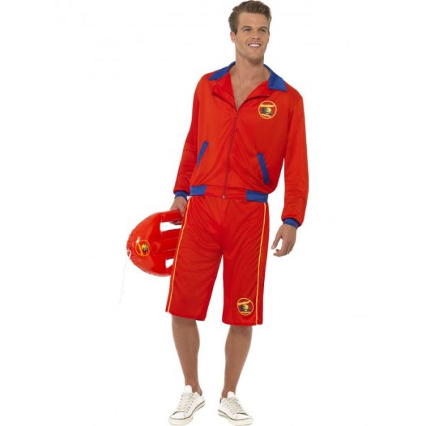 Baywatch Beach Mens Lifeguard Costume Abracadabra Fancy Dress