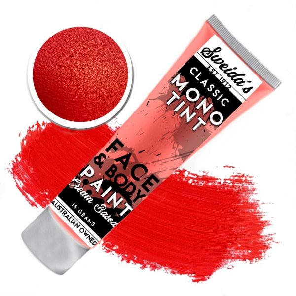 Face Paint Red 15ml Tube - image MU115R-600x600 on https://www.abracadabrafancydress.com.au