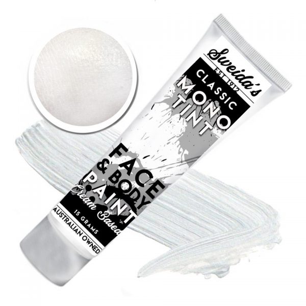 Face Paint White 15ml Tube - image MU115WH-600x600 on https://www.abracadabrafancydress.com.au