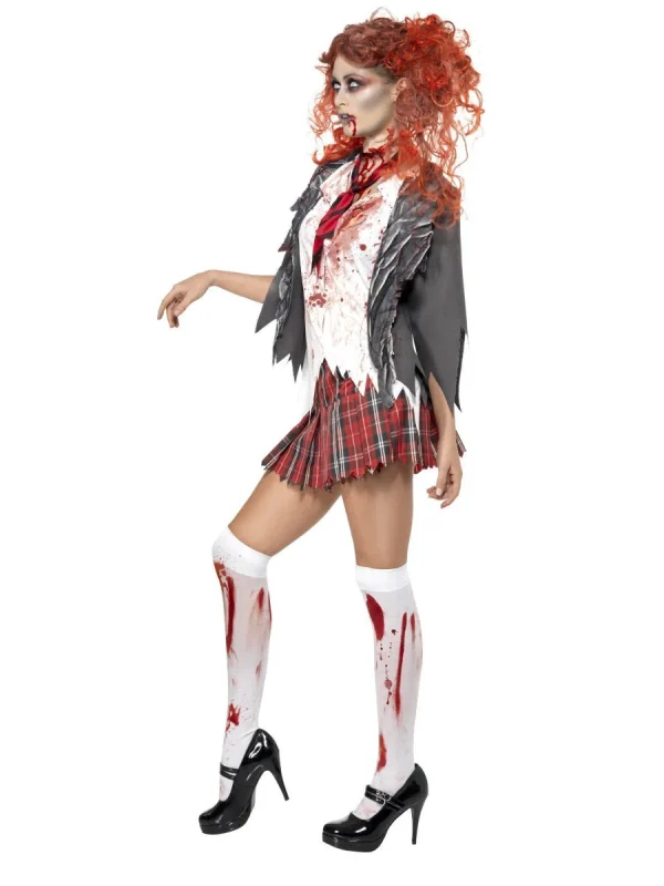 High School Horror Zombie Schoolgirl Costume - image  on https://www.abracadabrafancydress.com.au