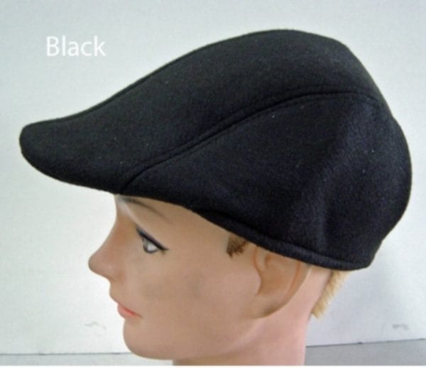 Black Olden Day Hat English Cap Golf Cap Victorian - image Olden-day-hat-black-600x518 on https://www.abracadabrafancydress.com.au