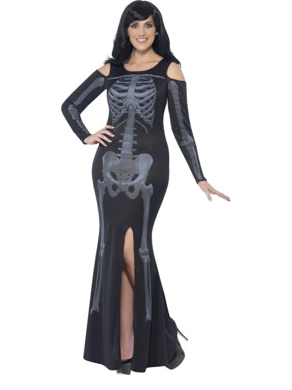 Curves Skeleton Bones Costume Gothic Halloween Horror Plus Size Dress - image Curves-Skeleton-Costume-600x800 on https://www.abracadabrafancydress.com.au