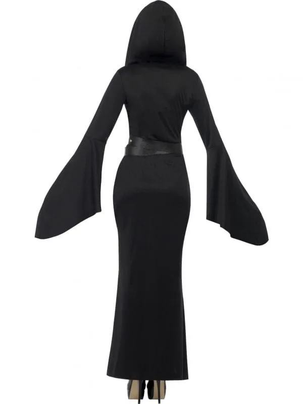 Lady Grim Reaper Costume Halloween Skeleton Horror Fancy Dress Day Dead Small and Medium Size - image Lady-Reaper-Costume-2-600x800 on https://www.abracadabrafancydress.com.au