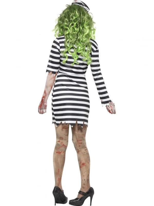 Zombie Jail Bird Prisoner Costume Halloween Convict Blood Stained Dress - image Zombie-Jail-Bird-Costume-1-600x800 on https://www.abracadabrafancydress.com.au