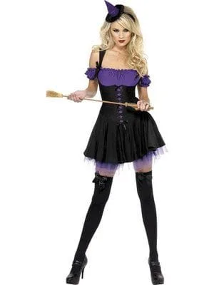 Purple Wicked Witch Costume Halloween - image PURPLE-WICKED-WITCH-COSTUME on https://www.abracadabrafancydress.com.au