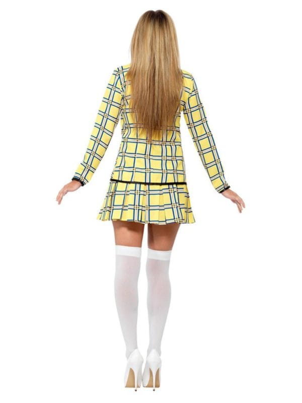 Clueless Cher Costume Yellow Jacket Top Skirt & Knee High Stocking - image Clueless-Cher-Costume-Yellow-1-600x800 on https://www.abracadabrafancydress.com.au