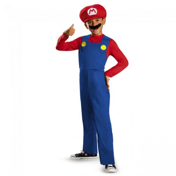 Mario Classic Child Costume Nintendo Super Mario Brothers - image 73689-600x600 on https://www.abracadabrafancydress.com.au