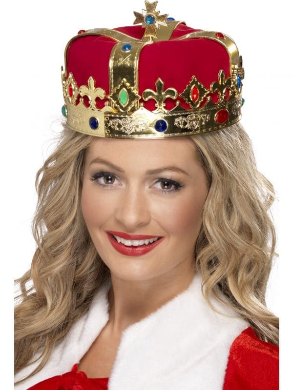 King Queen Red Crown - image Queens-Crown-600x800 on https://www.abracadabrafancydress.com.au