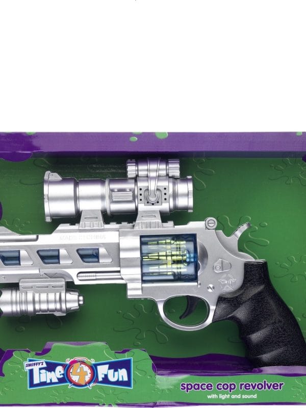 Space Cop Revolver Gun - image Space-Cop-Revolver-600x800 on https://www.abracadabrafancydress.com.au