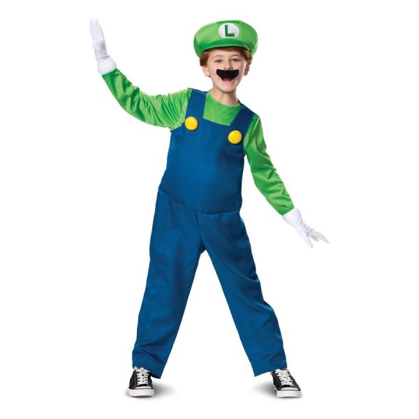 Luigi Deluxe Child Costume Nintendo