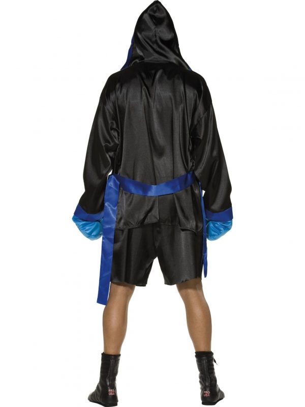 Boxer Down For The Count Boxing Gloves Bucks Mens Adults Fancy Dress Up Costume