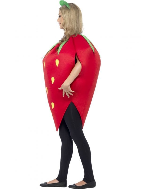 Strawberry Foam Costume Fruit Farm Food Women's Men's Novelty Fancy Dress Up