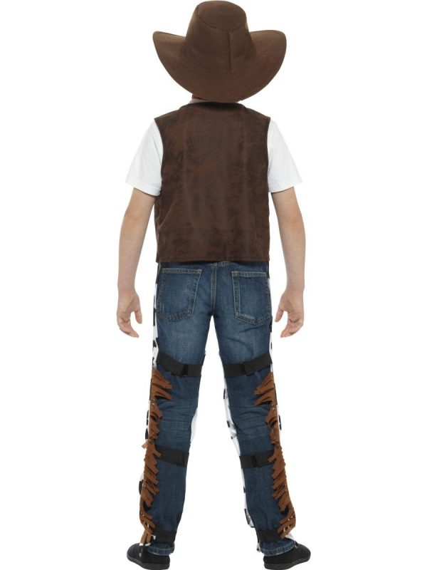 Texan Cowboy Costume Western Wild West Sheriff Child Boys Book Week Dress Up