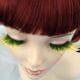 Eyelashes - Feather Tip Black Yellow