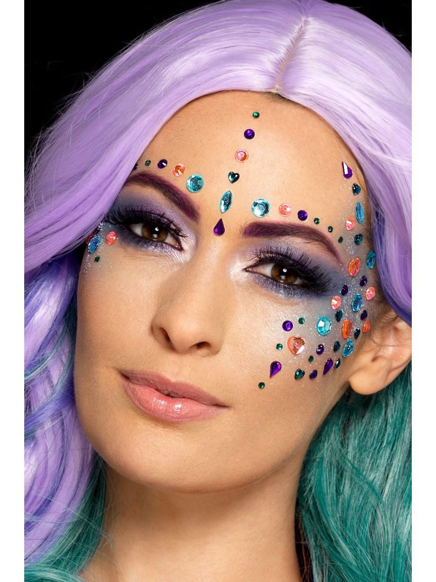 Face Jewels Rainbow Gems Bedazzle Jewellery Festival Fairy Face Accessories  Fairy Diamante Rhinestone Glitter Stickers