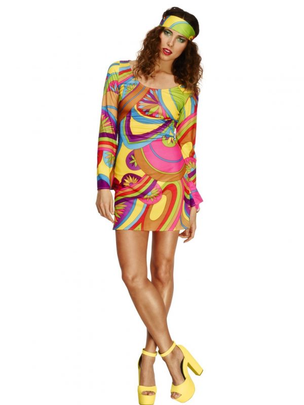 Hippie Costume Flower Power 60s 70s Go Go Retro Hippy Disco Dress Woodstock - image 30462_0-600x800 on https://www.abracadabrafancydress.com.au