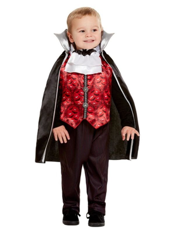 Vampire Toddler Size 3-4 Costume Dracula Gothic Count Horror Halloween - image 50798-600x800 on https://www.abracadabrafancydress.com.au