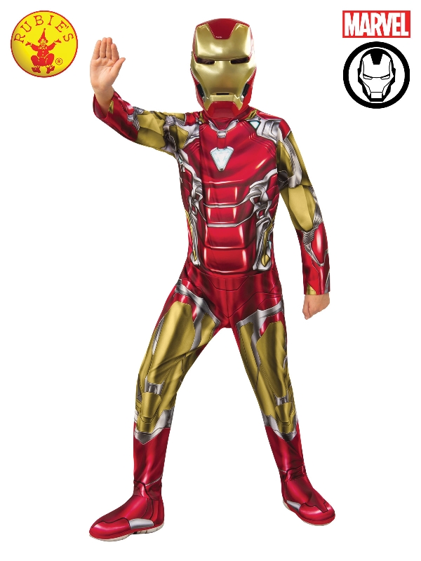Iron Man Classic Costume Licensed Child Superhero Boys Avengers End ...