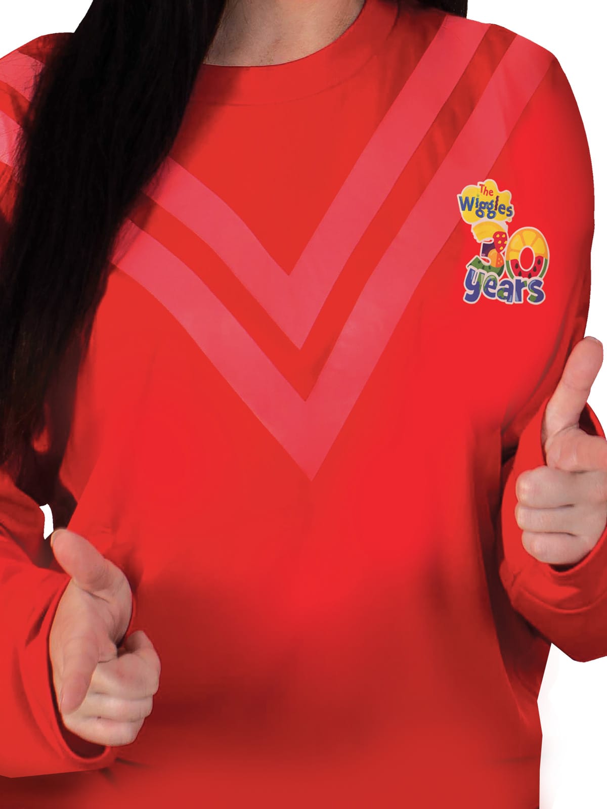 The Wiggles Red Simon Adult 30th Anniversary Costume Top Shirt Men ...