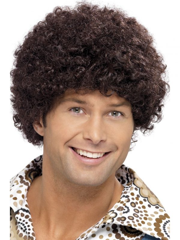 Afro Brown Wig Disco 1970s Funky Curly Fancy Dress Clown Hippy Hippie - image 42015_0-600x800 on https://www.abracadabrafancydress.com.au