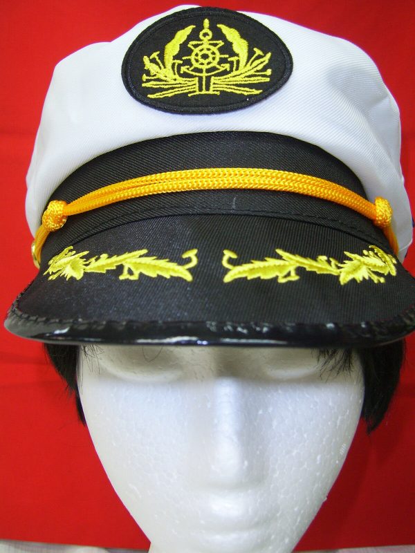 White Sea Sailor Captain Captains Cap Hat For Navy Skipper - image s-l1600-31-600x800 on https://www.abracadabrafancydress.com.au