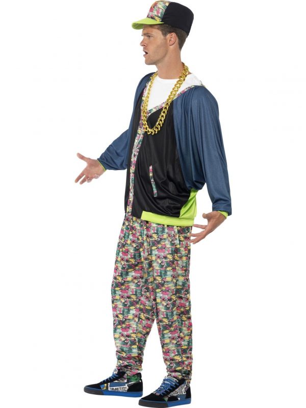 Mens 80s Hip Hop Costume Retro Rapper Tracksuit Shell Suit Fancy Dress 1980s - image 43198_1-600x800 on https://www.abracadabrafancydress.com.au