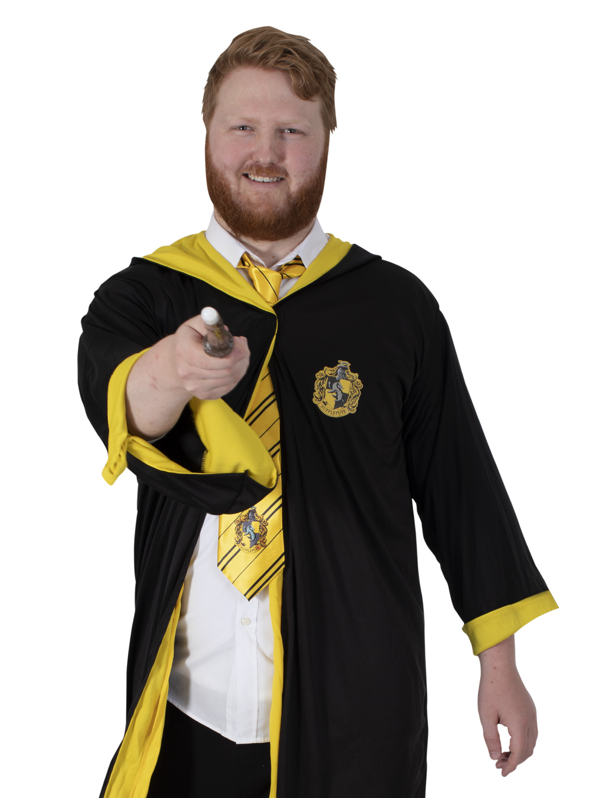 Harry Potter Hufflepuff Robe Adult Costume - Abracadabra Fancy Dress