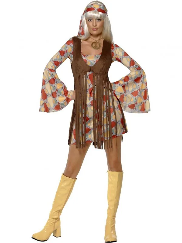 Hippie Costume Flower Power 60s 70s Go Go Retro Hippy Groovy Dress Woodstock - image 39435_0-600x800 on https://www.abracadabrafancydress.com.au