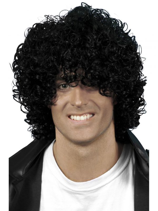 Afro Michael Jackson Wig 80's 90's Short Curly Black Wet Look Pop Star Costume - image 42032_0-600x800 on https://www.abracadabrafancydress.com.au