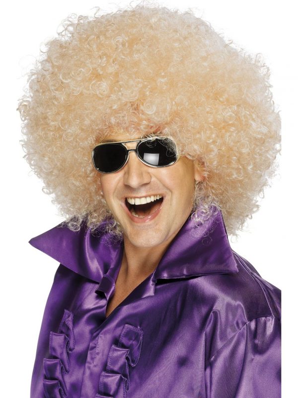 Blond Huge Afro Wig - image 42035_0-600x800 on https://www.abracadabrafancydress.com.au