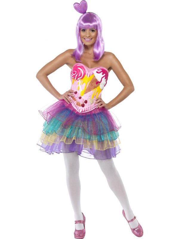 Candy Queen Costume Katy Perry Sweet Ice Cream Cone Cake Lollipop ...