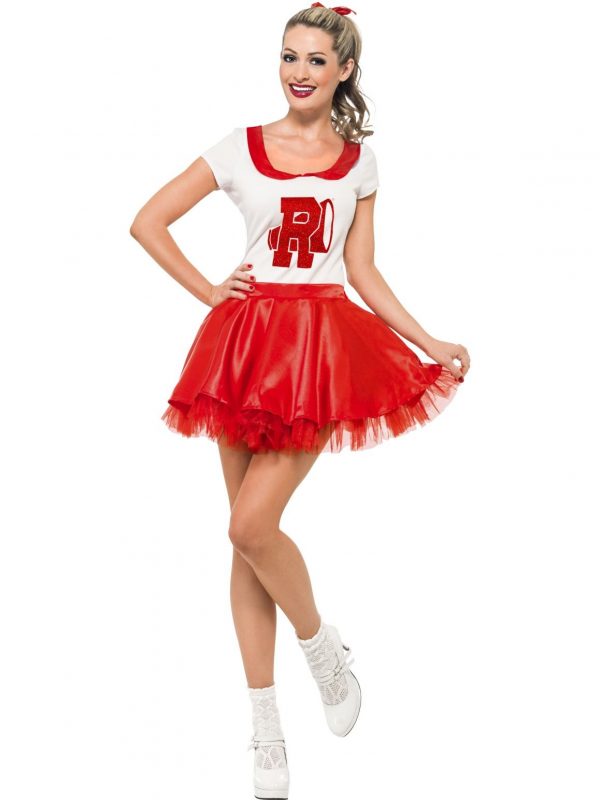 Sandy Cheerleader Costume Grease School 50s Rydell High - image 25873_0-600x800 on https://www.abracadabrafancydress.com.au