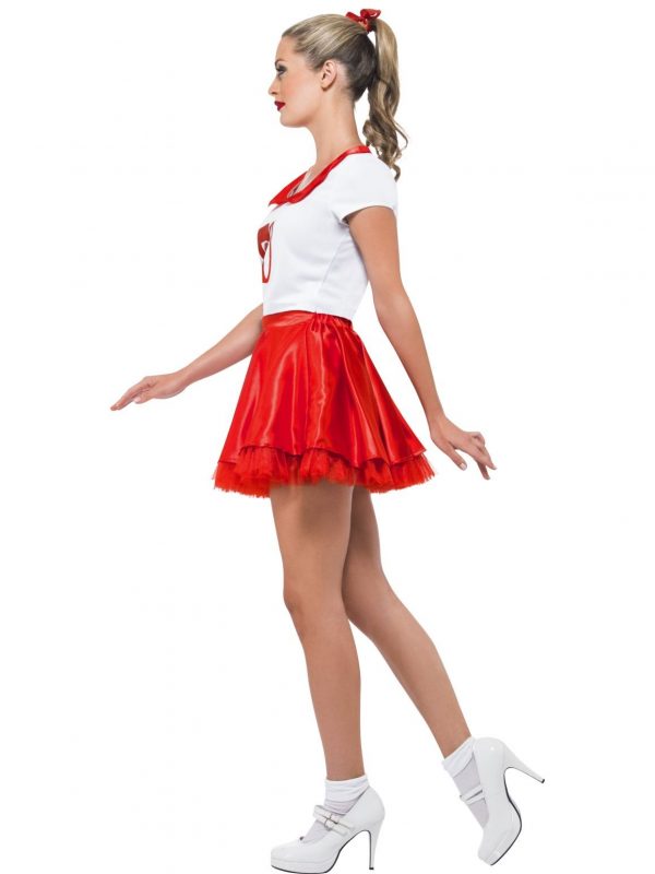 Sandy Cheerleader Costume Grease School 50s Rydell High - image 25873_1-600x800 on https://www.abracadabrafancydress.com.au