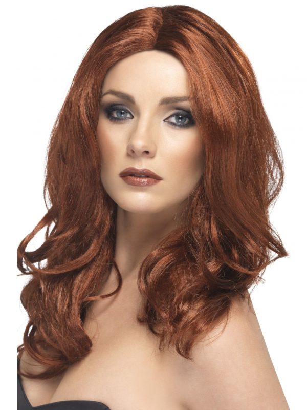 Auburn Long Wavy Superstar Wig - image 42287_0-600x800 on https://www.abracadabrafancydress.com.au