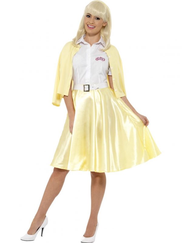 Grease Good Sandy Costume Yellow Licensed 1950s 50s Summer Nights - image 42900_0-600x800 on https://www.abracadabrafancydress.com.au