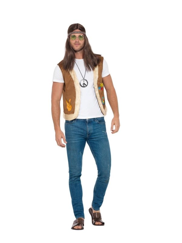 Hippie Vest Costume Waistcoat Hippy Retro 60s 70s Woodstock - image 47340-600x800 on https://www.abracadabrafancydress.com.au