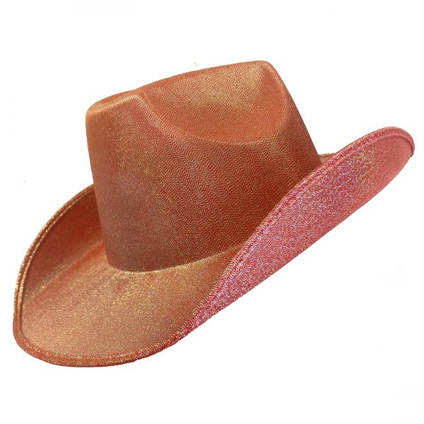 Cowboy Hat Red Shimmer Cowgirl Western Wild West Space - image HTCB1413R-600x600 on https://www.abracadabrafancydress.com.au