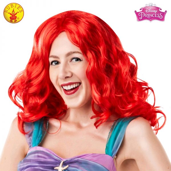 Ariel Mermaid Red Wig - image 38123-600x600 on https://www.abracadabrafancydress.com.au