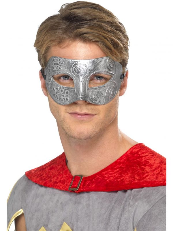 Metallic Silver Colombina Warrior Eye Mask Plastic - image 40008_0-600x800 on https://www.abracadabrafancydress.com.au