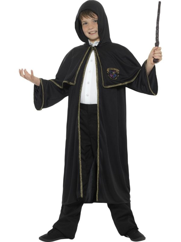 Child Wizard Cloak Classic Hooded Robe Harry Potter Book Week Dress Up - image 45604-600x800 on https://www.abracadabrafancydress.com.au