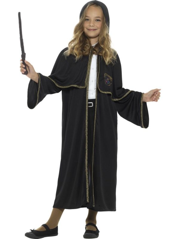 Child Wizard Cloak Classic Hooded Robe Harry Potter Book Week Dress Up - image 45604_a1-600x800 on https://www.abracadabrafancydress.com.au