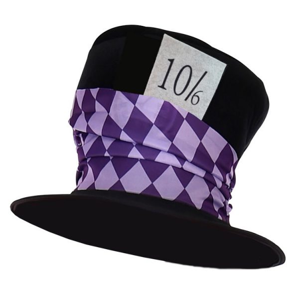 Mad Hatter Black Soft Hat - image D22030@2-600x600 on https://www.abracadabrafancydress.com.au