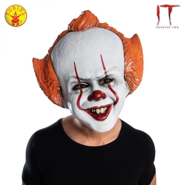 Pennywise Clown Vacuform Moulded Mask - Adult - image 201160-600x600 on https://www.abracadabrafancydress.com.au