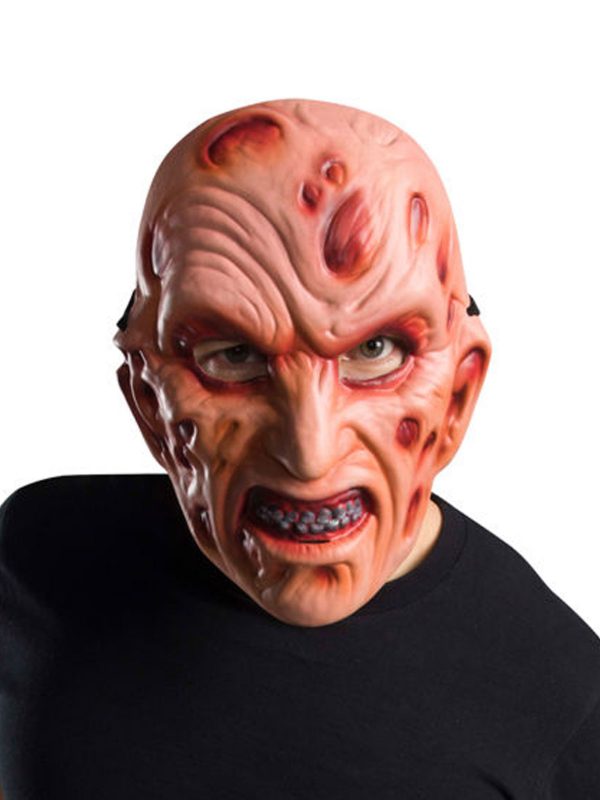 Freddy Kreuger Vacuform Moulded Mask - Adult - image 201293-1-600x800 on https://www.abracadabrafancydress.com.au