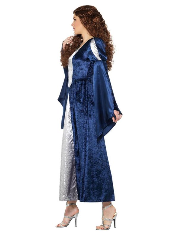 Medieval Maid Marion Costume Blue - image 47649_1-600x800 on https://www.abracadabrafancydress.com.au